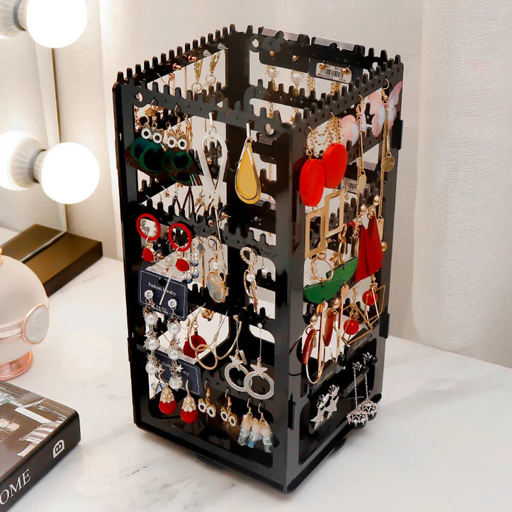 360 Degree Rotating Jewelry Storage Box