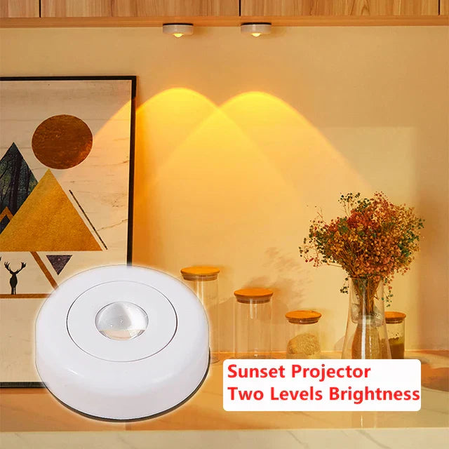 Bedroom Decor Lights Cabinet Ambient Night Light Touch Sunset Lamp