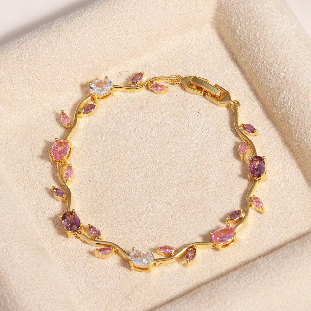 Elegant Leaf Cubic Zirconia