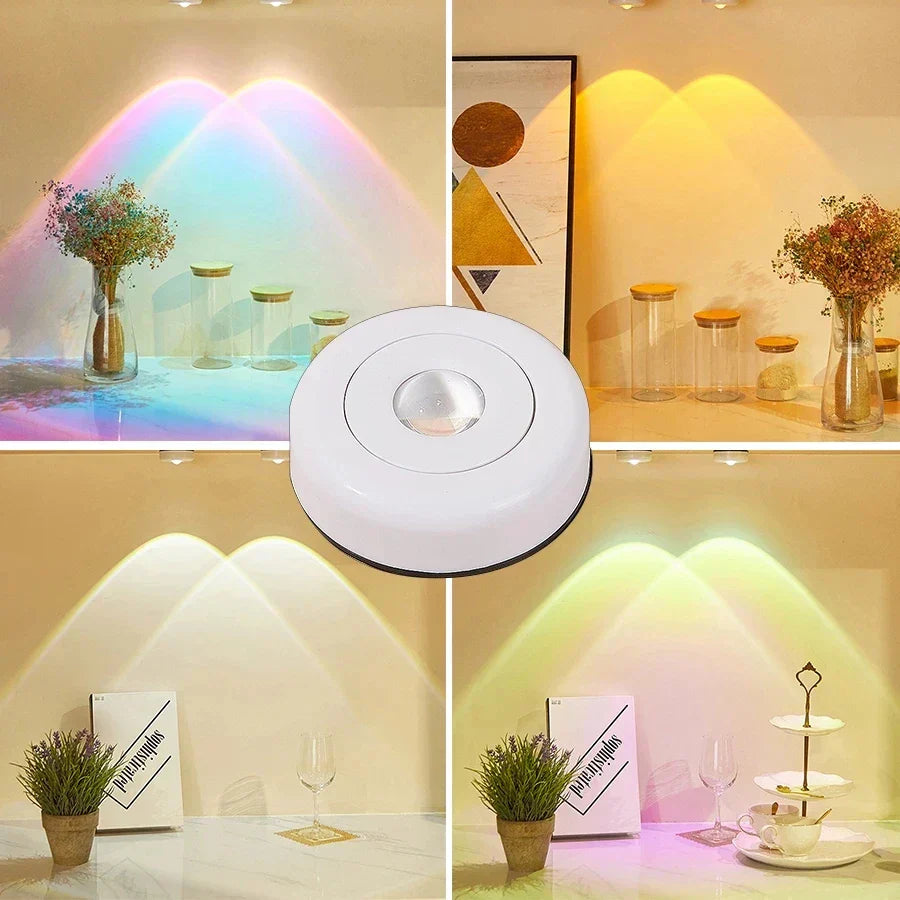 Bedroom Decor Lights Cabinet Ambient Night Light Touch Sunset Lamp
