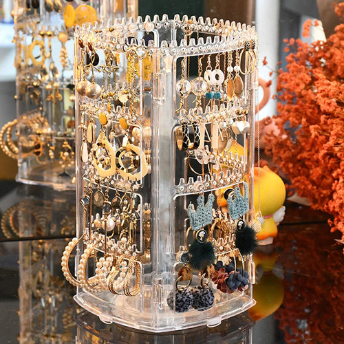 360 Degree Rotating Jewelry Storage Box