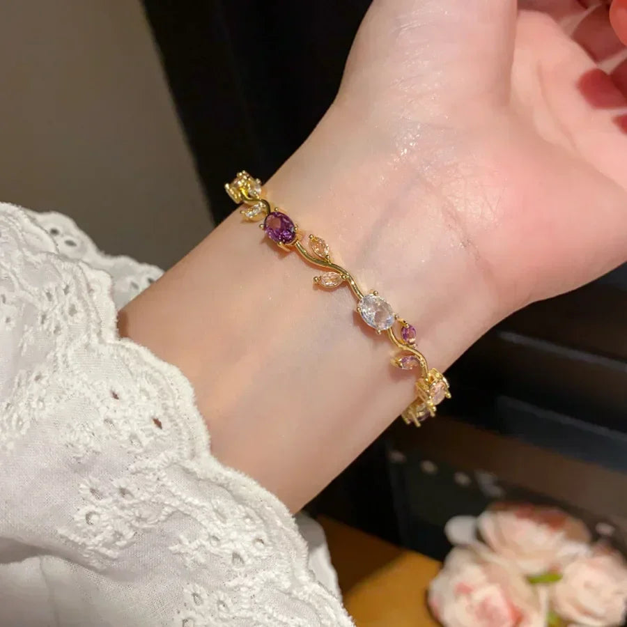 Elegant Leaf Cubic Zirconia