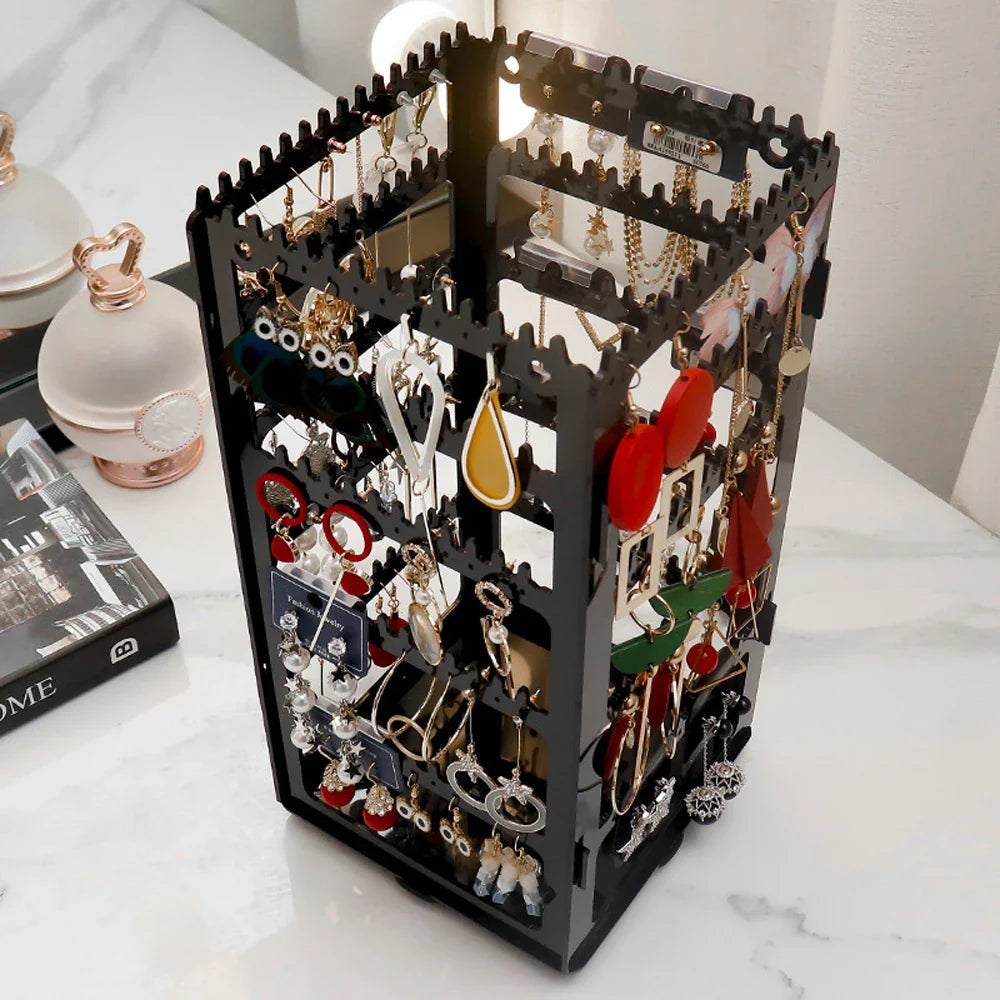 360 Degree Rotating Jewelry Storage Box