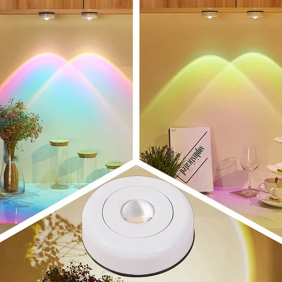 Bedroom Decor Lights Cabinet Ambient Night Light Touch Sunset Lamp