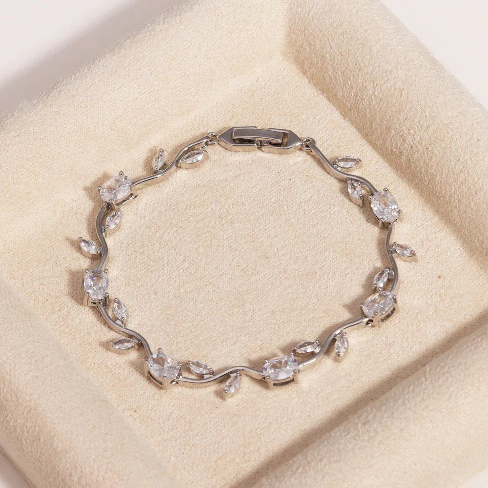 Elegant Leaf Cubic Zirconia