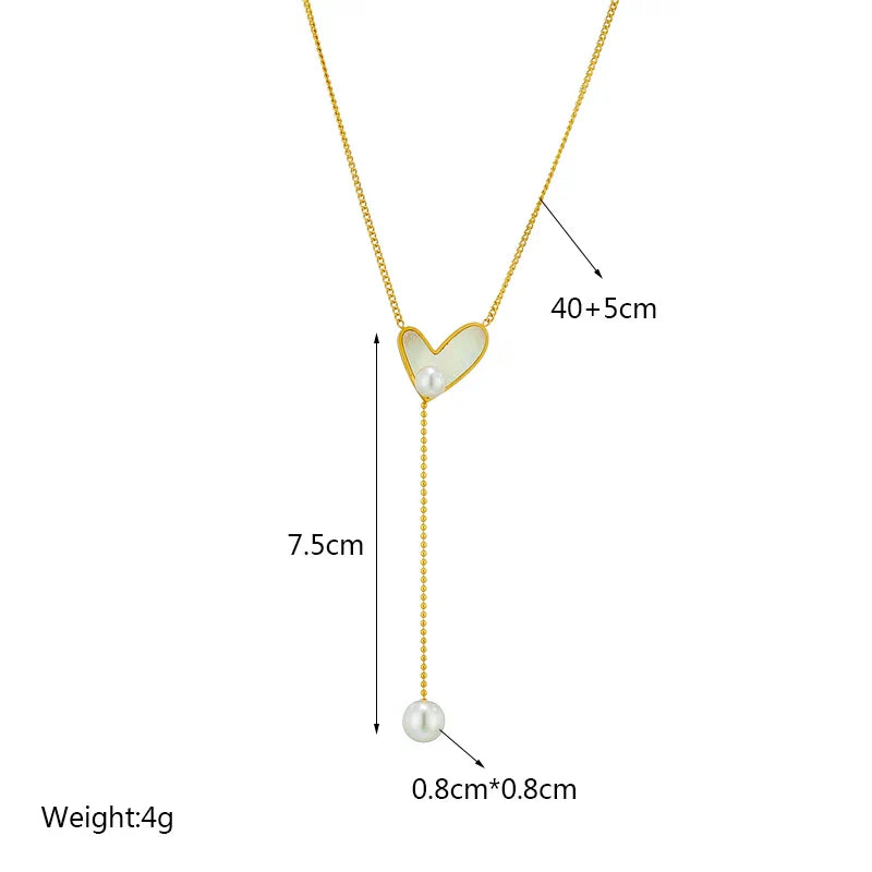 316L Stainless Steel Heart Eye Square Butterfly Pendant Necklace