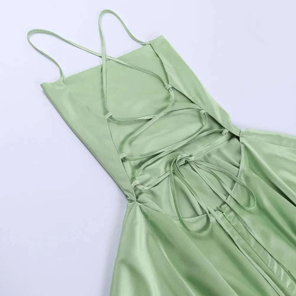 Summer New Popular European and American Style Mini Dress Women