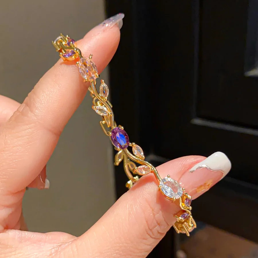 Elegant Leaf Cubic Zirconia