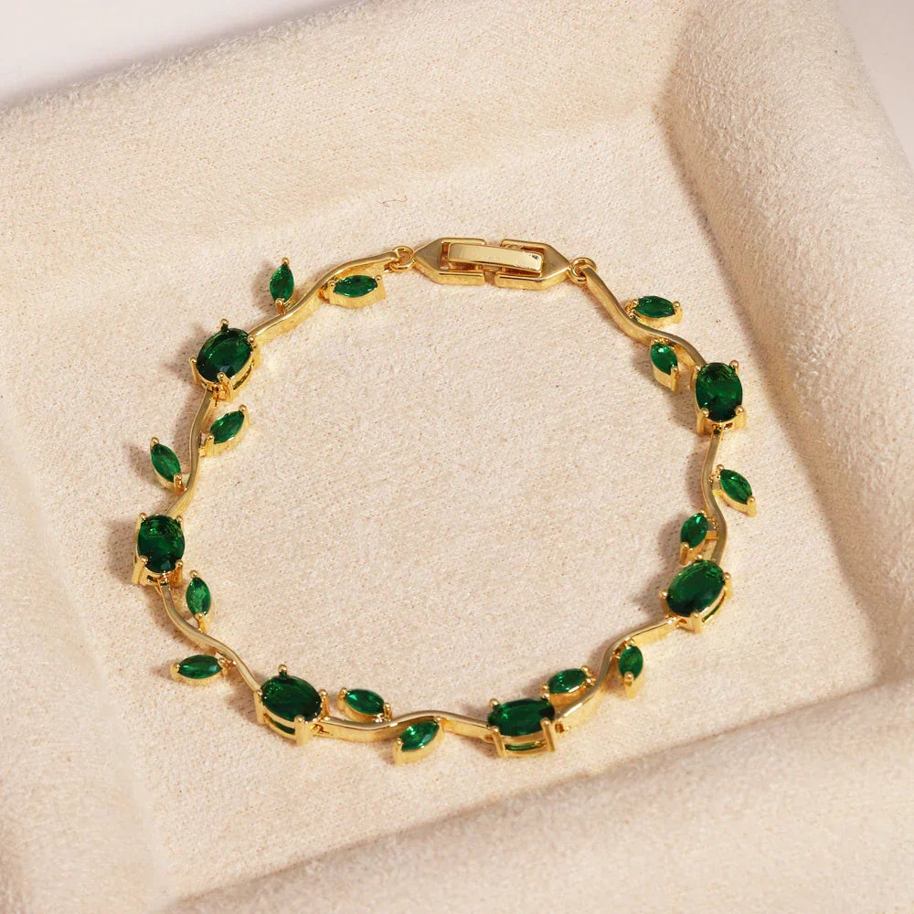 Elegant Leaf Cubic Zirconia