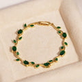 Elegant Leaf Cubic Zirconia