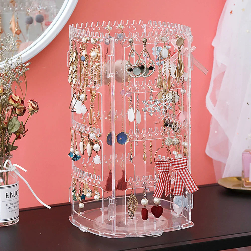 360 Degree Rotating Jewelry Storage Box