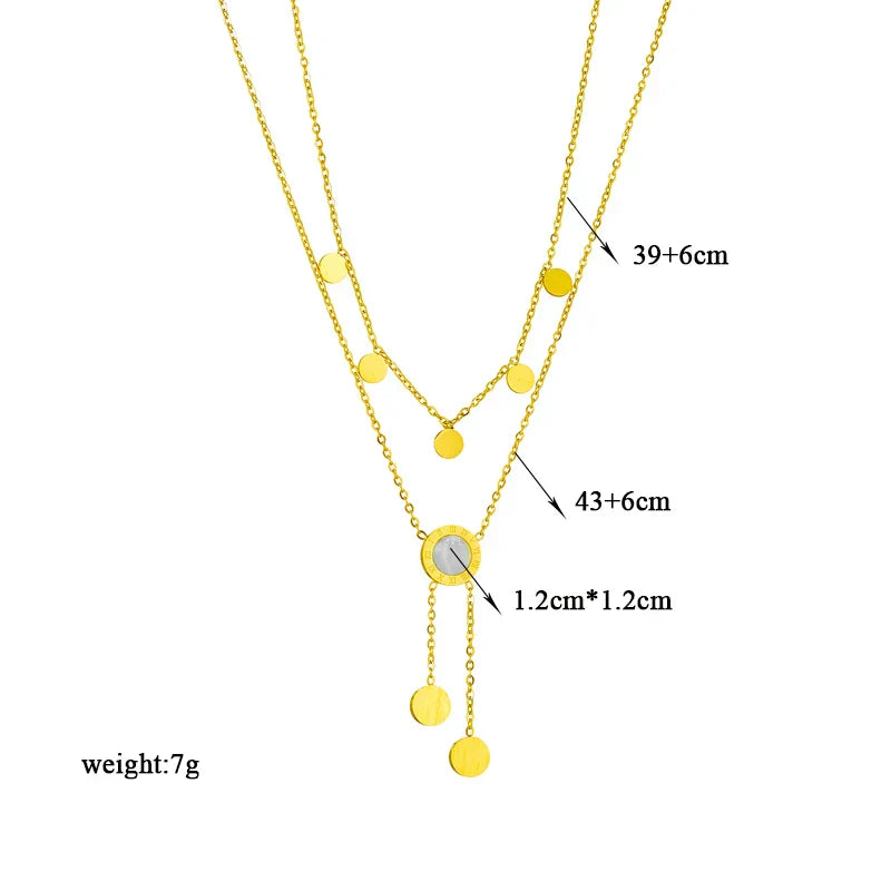 316L Stainless Steel Heart Eye Square Butterfly Pendant Necklace