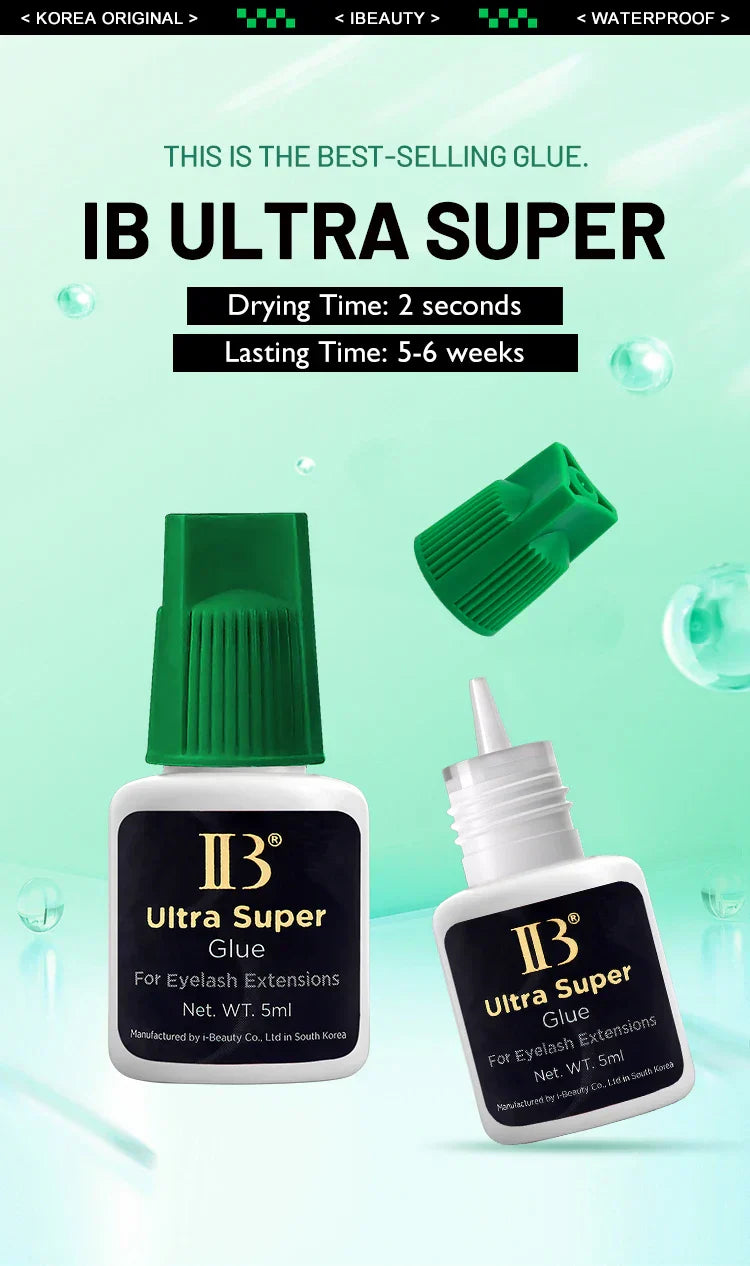 Super Glue Fast Drying Eyelash Extensions IB Green Ultra Super Glue