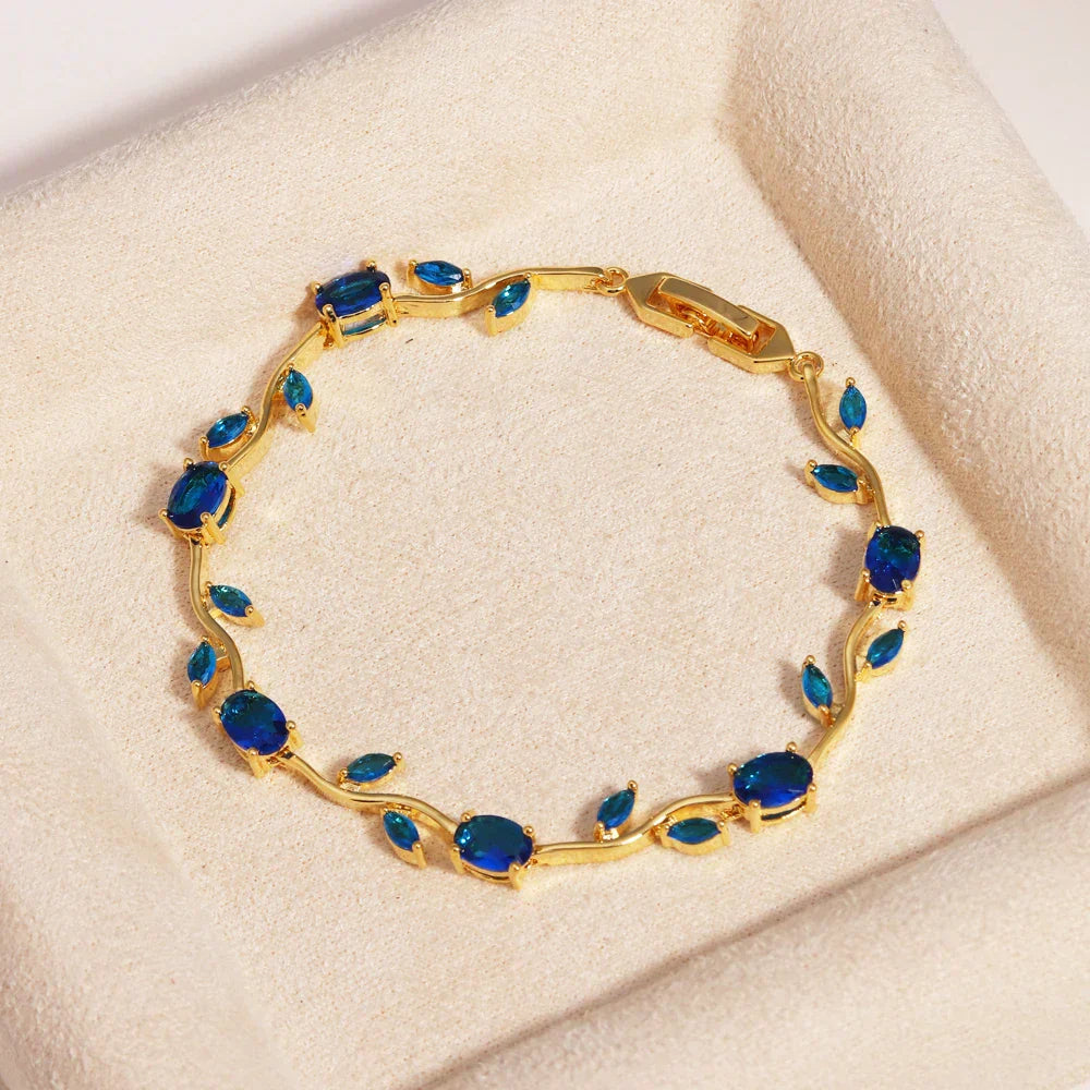 Elegant Leaf Cubic Zirconia