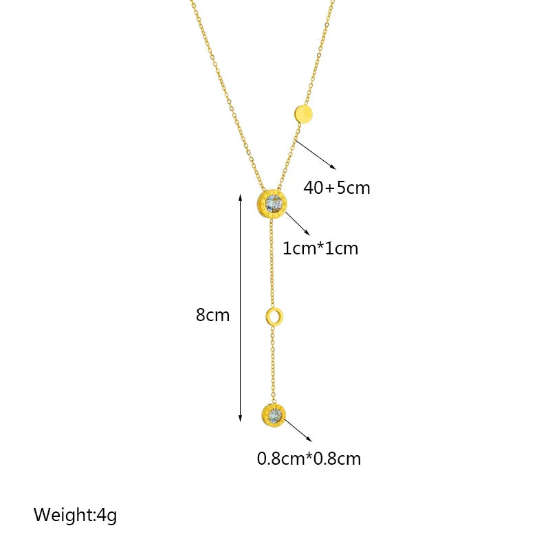 316L Stainless Steel Heart Eye Square Butterfly Pendant Necklace
